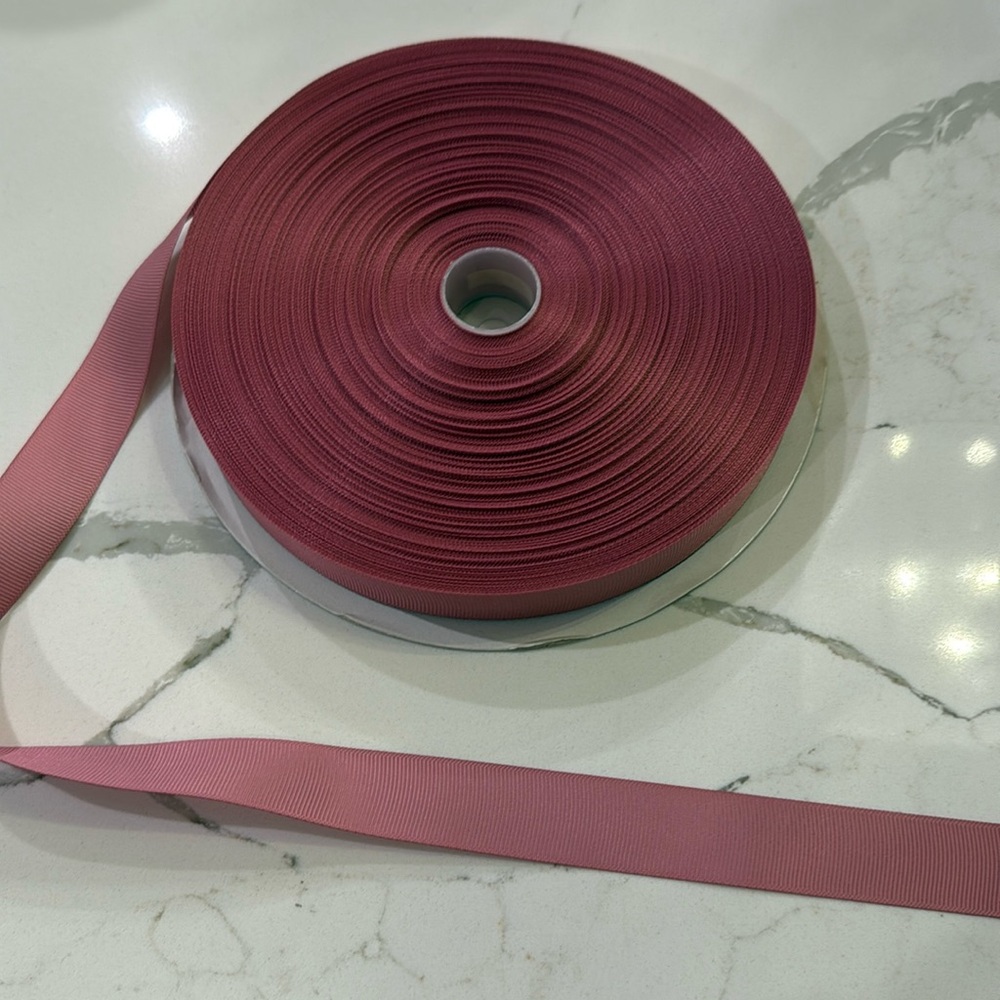 Mauve Grosgrain Ribbon 100 yards